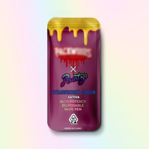 THC VAPE PEN PACKWOODS x RUNTS STRAWBERRY COUGH 1 ML