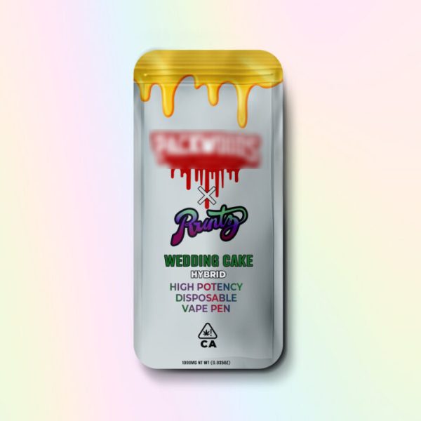 THC VAPE PEN PACKWOODS x RUNTS WEDDING CAKE 1 ML