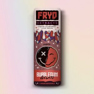 THC Vape Pen 1 ML FRYD EXTRACTS “Bubblegum Gelato”