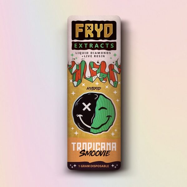 THC Vape Pen 1 ML FRYD EXTRACTS “Tropicana Smoovie”