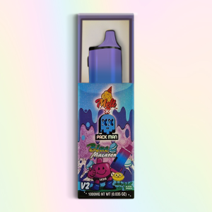THC VAPE PEN 1 ML PACK MAN Blue Macaton