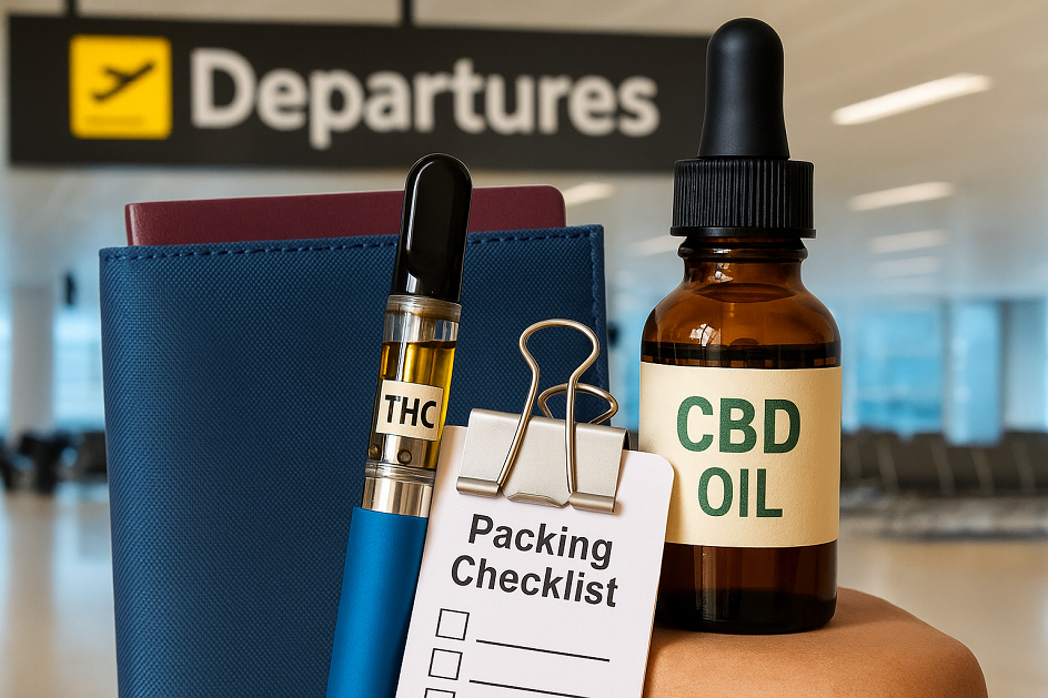 Can you take THC vape or CBD oil on a plane (UK)? Airport rules, safety and packing checklist