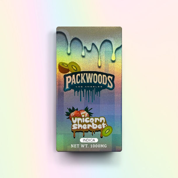 THC Vape Pen PACKWOODS Unicorn Sherbet 1 ML Indica THC Vape Pen PACKWOODS Unicorn Sherbet 1 ML Indica